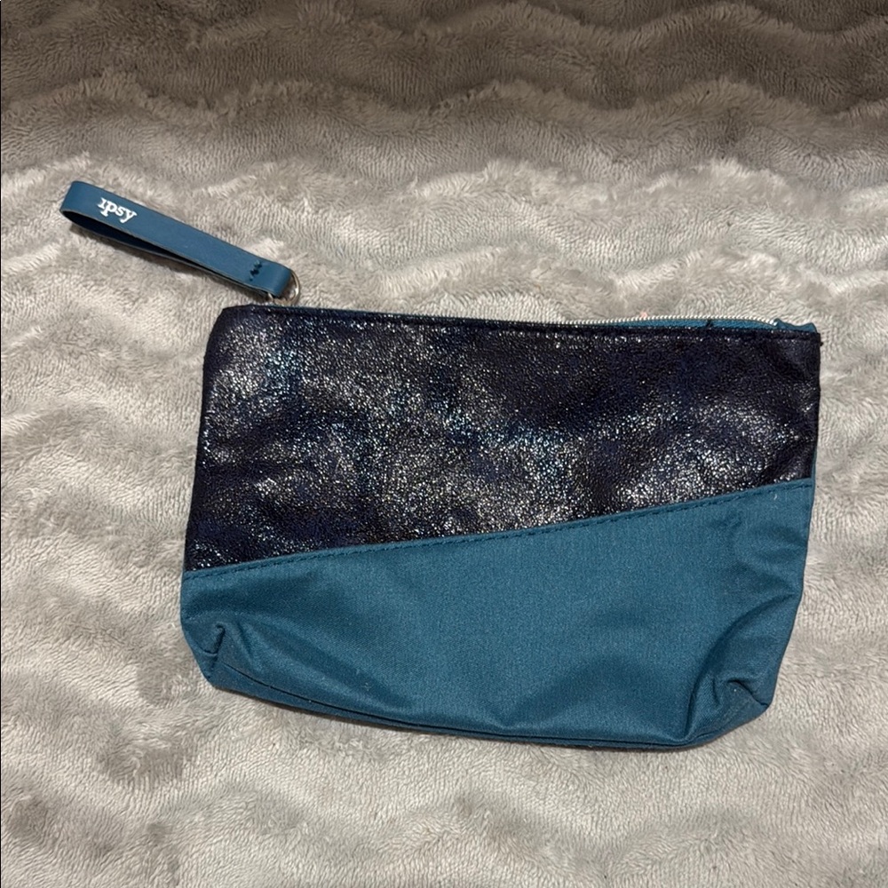 Ipsy Blue and Black Women's Bag
